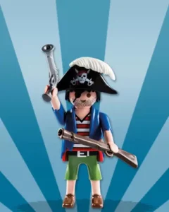 Pirate with blunderbuss
