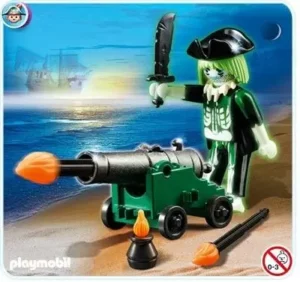 Ghost Pirate with Cannon