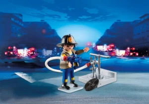 Fireman with Hose