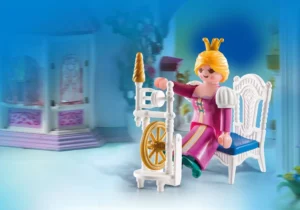 Princess with Weaving Wheel