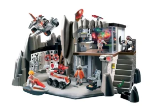 Secret Agent Headquarters with Alarm System