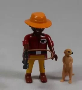 Animal Keeper with Meerkat