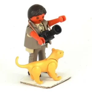 Explorer With Baby Lion