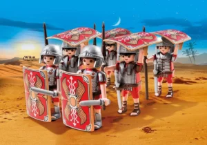 Legionaries in turtle position