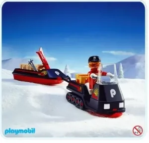 Black Snowmobile