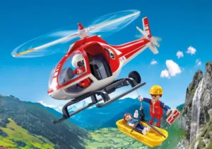 Mountain rescue helicopter