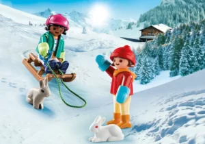 Children with Sleigh