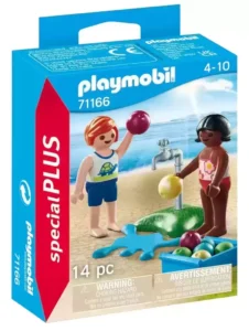 Children with Water Balloons