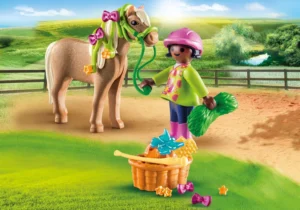 Girl with Pony