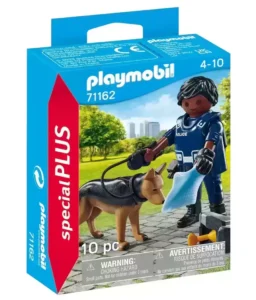 Policeman with Dog