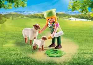 Peasant Woman and Sheep