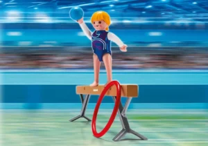 Gymnast on Balance Beam