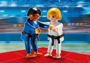 2 Judo Competitors