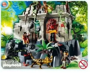 Treasure Temple with Guards