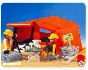 Safari Explorers And Tent