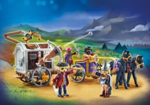 Charlie with prisonwagon