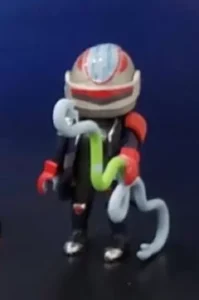 Space warrior with snake