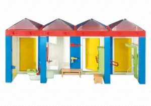 Aquapark toilets and wardrobe