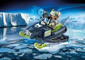 Arctic Rebel and Snowmobile