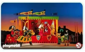 Tournament Knights With Viewing Stand