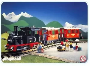 Passenger Train with Steam Locomotive