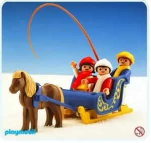 Blue Pony Sleigh