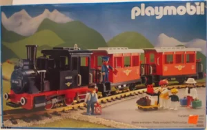 Passenger Train with Steam Locomotive