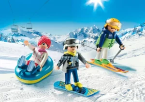 Recreational skiers