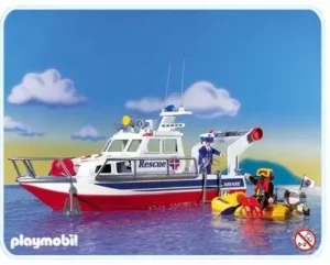 Rescue Boat with Flashlight