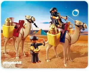 Two Robbers with Camels