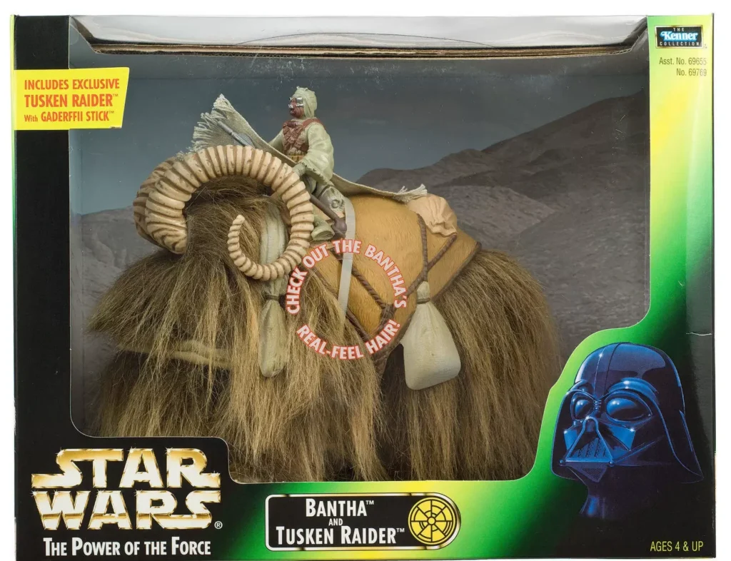 Bantha With Tusken Raider