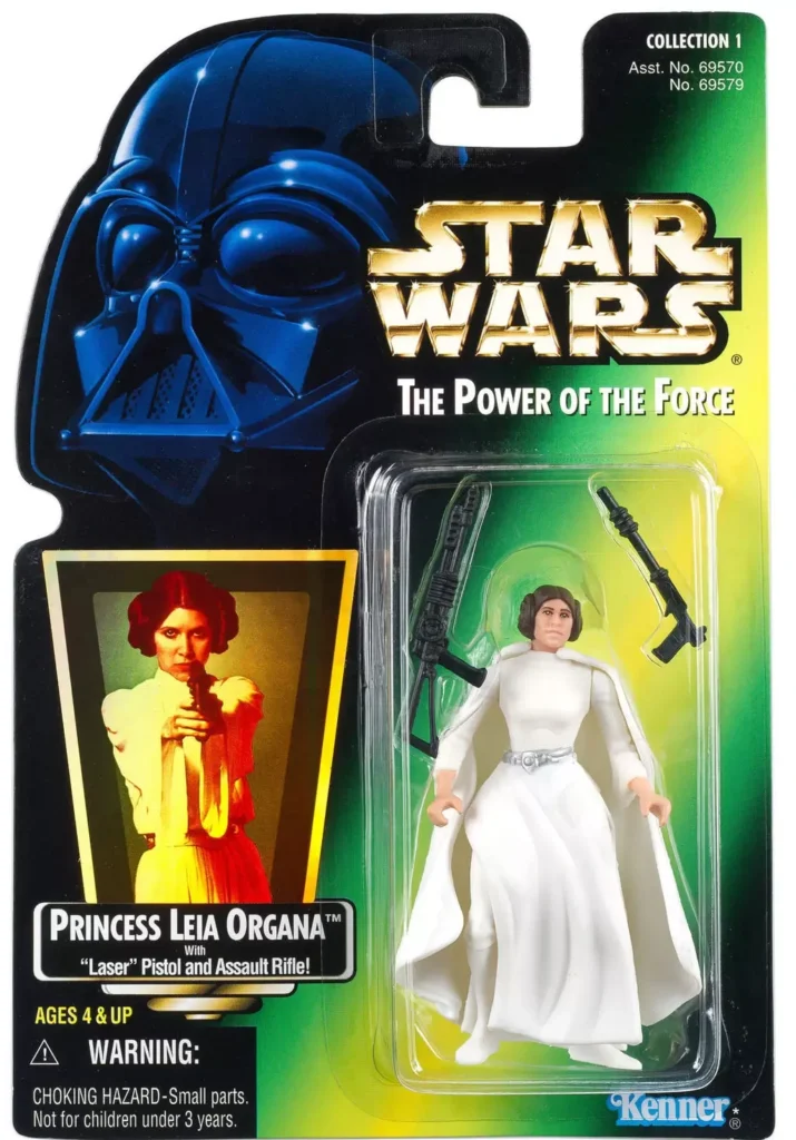 Princess Leia Organa With “Laser” Pistol And Assault Rifle (Hologram)