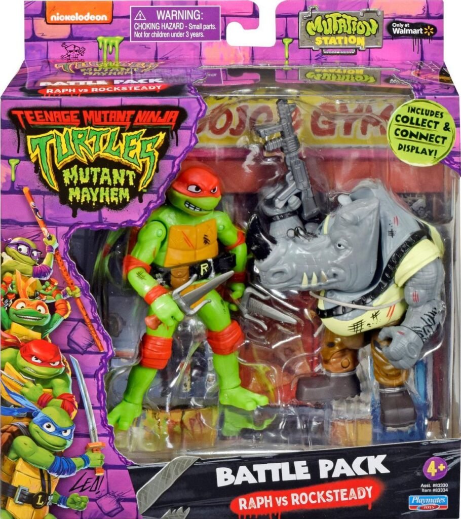Raph vs Rocksteady (Battle Pack)