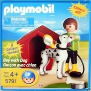 Boy with Dog
