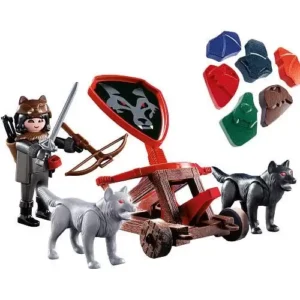 Wolf Knight & Fire catapult