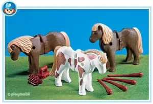 3 Ponies with Accessories