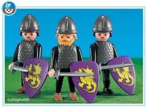 3 Gold Dragon Knights
