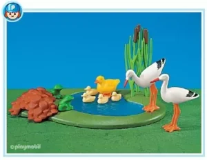 Frog Pond/Duck and Storks