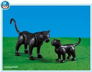 Panther with Baby