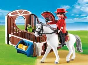 Flamenco Horse with Stall Play Set
