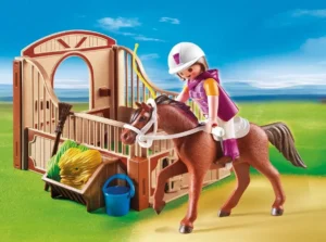 Trekking Horse with Stall Play Set