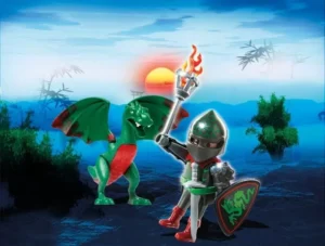 Knight and snake dragon