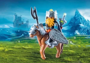 Dwarf and Pony with Armor