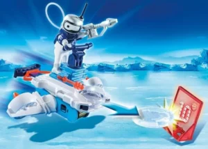 Ice android with spacecraft
