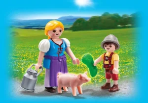 Country Woman and Boy Duo Pack