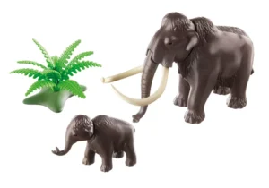 Woolly Mammoth with Baby