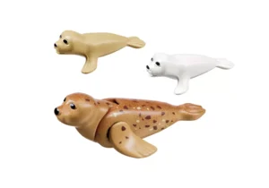 Seal with babies