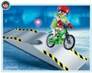 Biker with Ramp