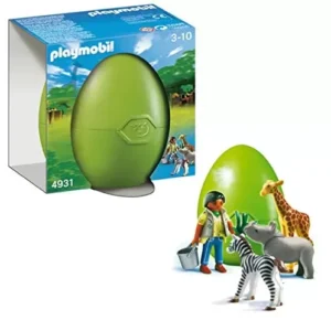 Green Egg Caretaker with Baby Animals