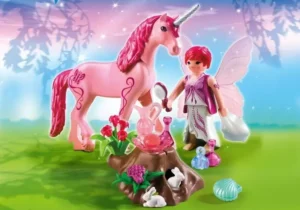 Care Fairy with Unicorn ‘Rose Red’
